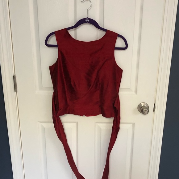 Karen Warren crop blouse - Picture 1 of 3